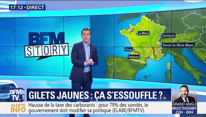 "Gilets jaunes": le mouvement est-il en train de s'essouffler ?