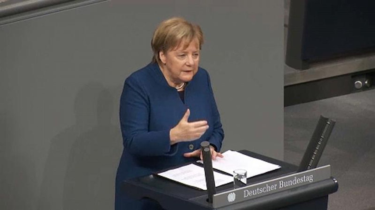Generaldebatte: Merkel bekundet Zustimmung für Brexit-Abkommen