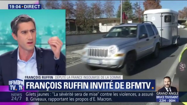 Gilets jaunes : pour François Ruffin (LFI), le nœud de ce mouvement, c'est un profond sentiment d'injustice