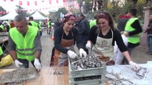 Siirt'te İlk Defa Düzenlenen 'Hamsi Festivali'nde 20 Ton Hamsi 2 Saatte Tükendi