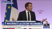 "Nous sommes des vrais populistes, nous sommes avec le peuple", affirme Emmanuel Macron devant les maires de France