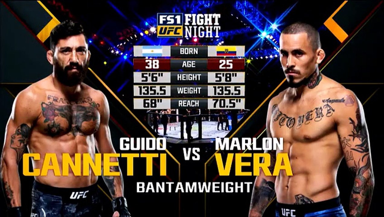 Guido Cannetti vs. Marlon Vera @ UFC Fight Night 140 // 17.11.18 Buenos Aires