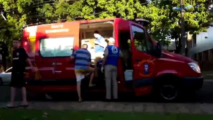 Adolescente se fere após sofrer queda de bicicleta