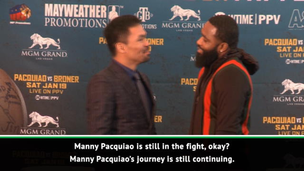 'My journey is still continuing' - Pacquiao ahead of Broner bout