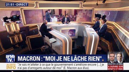 Emmanuel Macron devant les maires