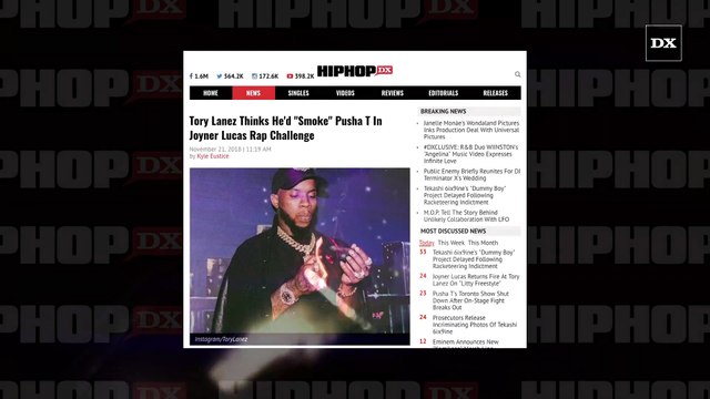 Tory Lanez Thinks He'd Smoke Pusha T In Joyner Lucas Rap Challenge