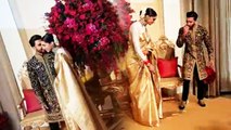 Deepika - Ranveer Reception: Ranveer Singh Kisses Deepika Padukone on stage; Watch Video | FilmiBeat