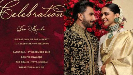 Deepika Ranveer to host Reception for bollywood celebs on this date; Not on 28 November | FilmiBeat