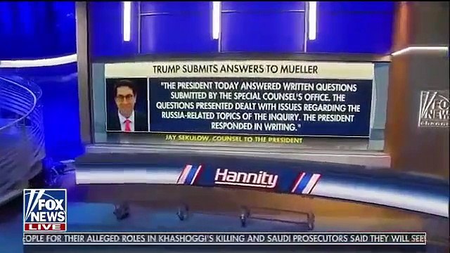 Sean Hannity 11- 21-18 - Hannity Fox News Today November 21, 2018