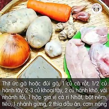 Món ngon mỗi ngày: Cách làm cơm cà ri gà ngon đơn giản | Nauankhongkho.vn