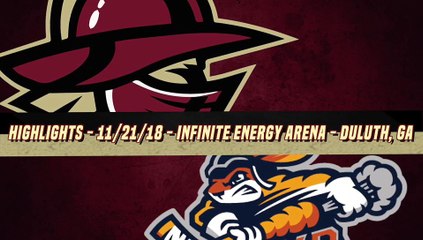 ECHL Atlanta Gladiators 4 Greenville Swamp Rabbits 3 (OT)