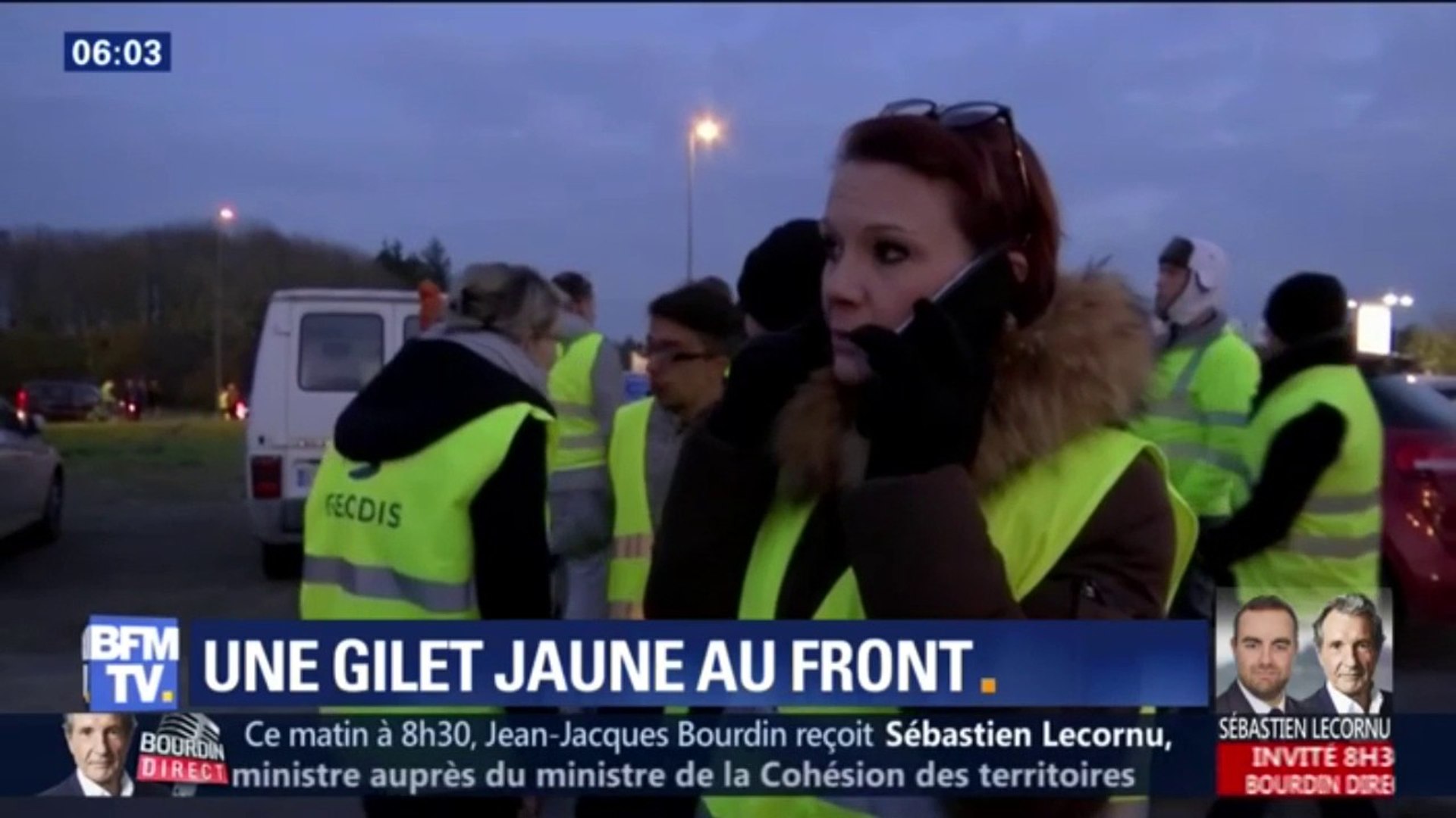 Si Les Gilets Jaunes Ne Sont Pas Structurés Certaines Personnalités émergent Cest Le Cas De Sabrina Porte Parole Du Mouvement à Saint Brieuc