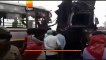सीवान -बसन्तपुर रोड पर गुरुवार की सुबह ट्रक और छात्रों से भरी बस में भिड़ंत