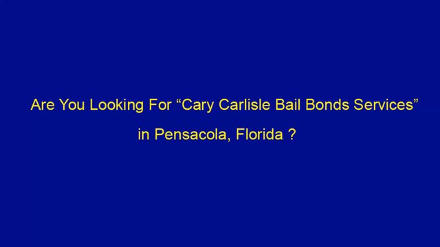 Bail Bonds Pensacola | Call Now (850) -434-3977