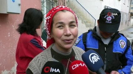 Polis otosu ile okula gitme hayali gerçek oldu