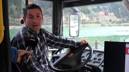 Yolcu Otobüsünü Canlı Yayın Aracına Dönüştürdü