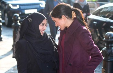 Duchess Meghan was reunited with Grenfell charity cookbook women