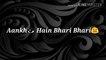 Ankh Hai Bhari Bhari Aur Tum - Sad Status - Hurt Status - Heart Touching Status - WhatsApp Status