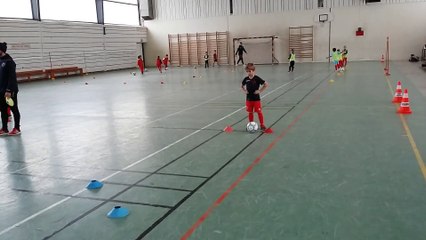 Notre U8 à l entraînement