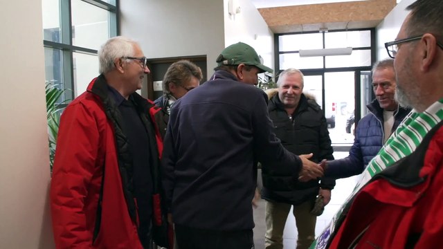 Jean-Louis Gasset reçoit les Handi-Supporters