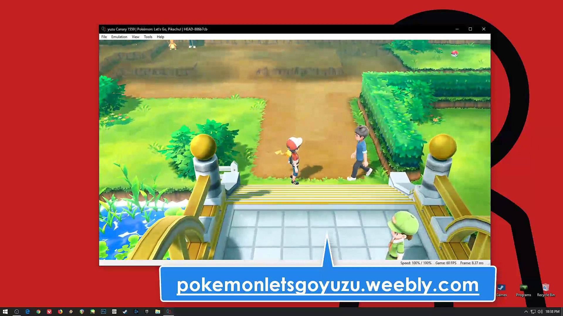 Descargar Pokémon Lets Go Pikachu Para Win10 Pc Yuzu Emulador