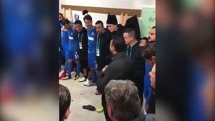 Sarıyer Teknik Direktörü Serdar Bozkurt'tan maç öncesi futbolcularına heyecan dolu konuşma