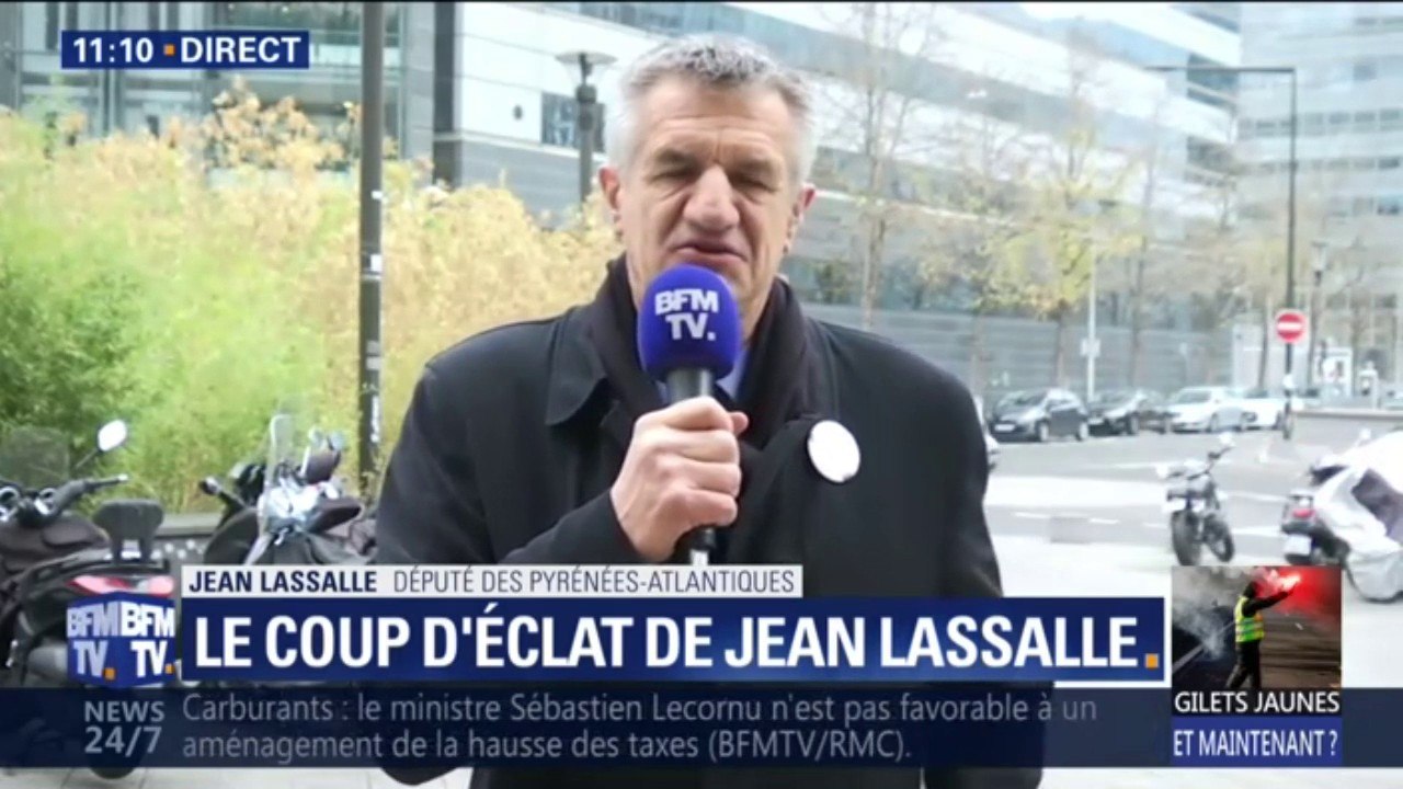 Pour le député Jean Lassalle, le mouvement des gilets jaunes est une "expérience exceptionnelle"