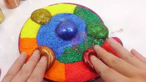 Water Balloons Foam Clay Glitter Learn Colors Slime Icecream Surprise Egg Toys