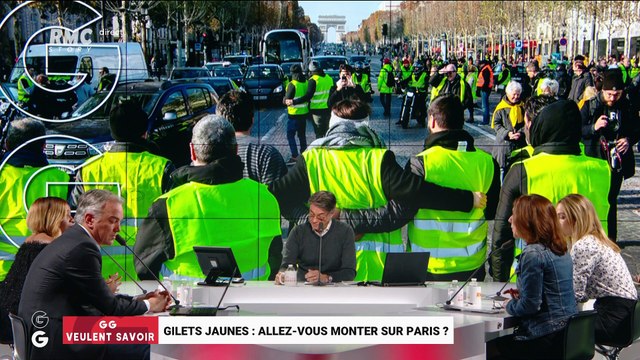 Les GG veulent savoir : Gilets jaunes, allez-vous monter sur Paris ? - 22/11