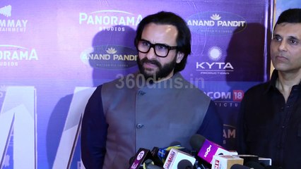 Saif Ali Khan Happy To See His Performance in Movie BAAZAAR