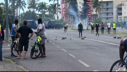 France's fuel protests stretched to the islands of Reunion