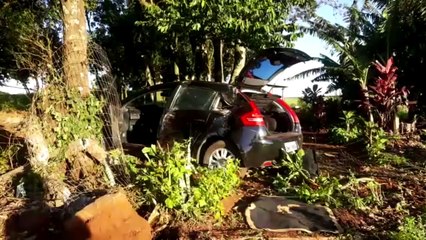 Motorista perde controle e carro invade propriedade às margens da BR-277