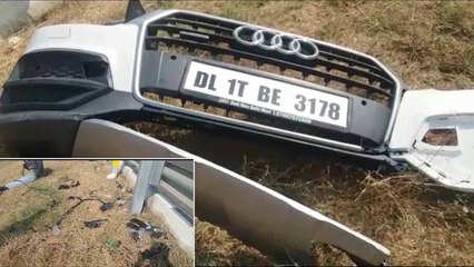 VIDEO: एक्सप्रेसवे पर पड़ा जानवर बना काल, कार के उड़े परखच्चे; मारे गए इतने लोग