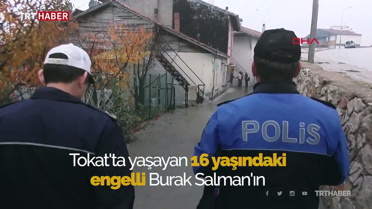 Polis otosuyla okula gitme hayali gerçek oldu