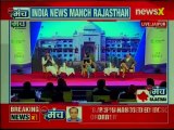 India News Rajasthan Manch: Sudhanshu Trivedi vs Manish Tewari on Ram Mandir Dispute