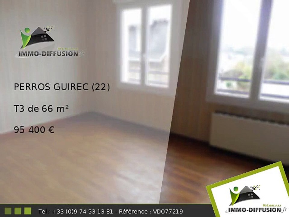 T3 A vendre Perros guirec 66m2 - CENTRE VILLE