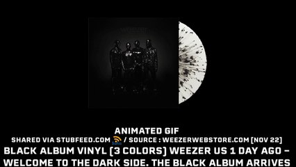 Black Album Vinyl 3 Colors Weezer US 1 d...