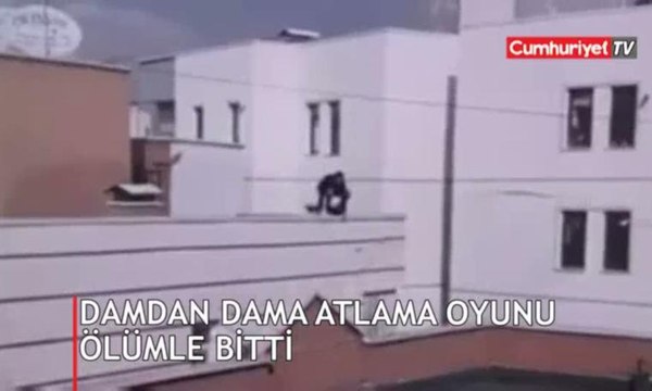 Ankara'da kan donduran an! Damdan dama atlama ölümle bitti