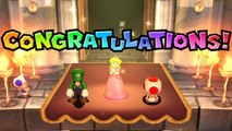 Mario Party 9 Boss Rush - Peach vs Toad vs Luigi Gameplay