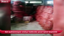 Mardin'de bir depoda 30 ton soğan ele geçirildi