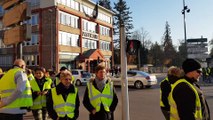 Manifestation des Gilets Jaunes devant la préfecture des Vosges