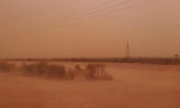 Avustralya'da gökyüzünü turuncuya çeviren kum fırtınası