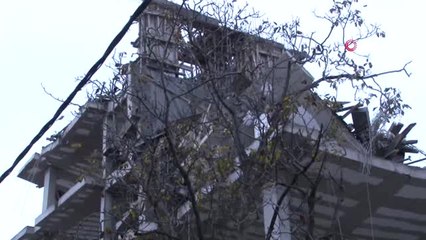 Tuzla'da İnşaat Halindeki 8 Katlı Binanın İki Katı Çöktü