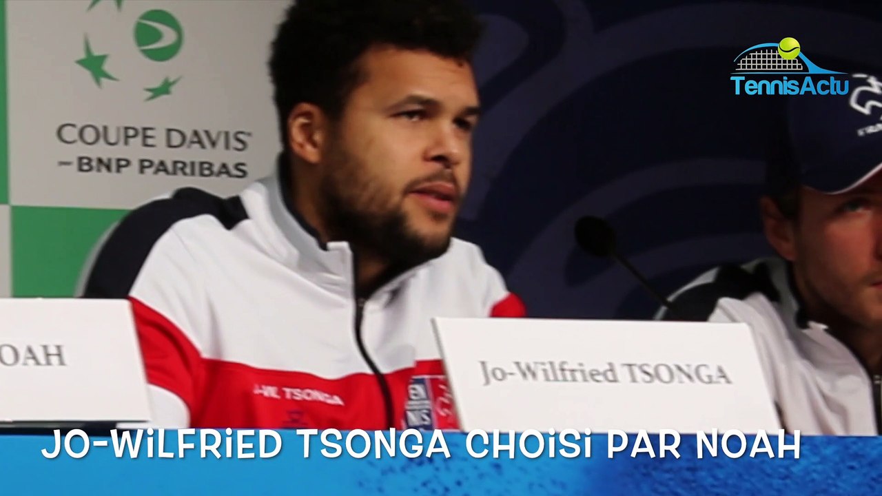Coupe Davis 2018 - France-Croatie - Jo-Wilfried Tsonga : "J'ai le sentiment d'avoir ma place, je suis prêt"