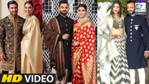 13 Bollywood Actresses Wedding Reception Videos | Anushka, Deepika, Shilpa, Bipasha