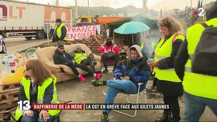Raffinerie de La Mède : la CGT en grève face aux "gilets jaunes"