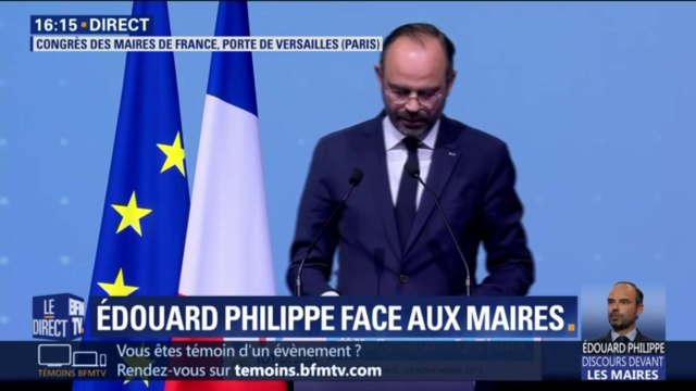 Edouard Philippe ironise au Congrès des maires: Certains m'ont prédit un moment difficile