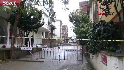 Tuzla'da inşaat halindeki binanın iki katı çöktü