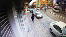 Sivas Motosikletin, İki Kadına Çarpma Anı Güvenlik Kamerasında