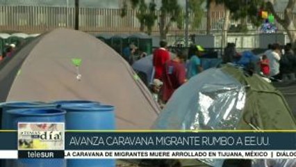 Download Video: México: cerca de 1500 migrantes centroamericanos avanzan a Tijuana